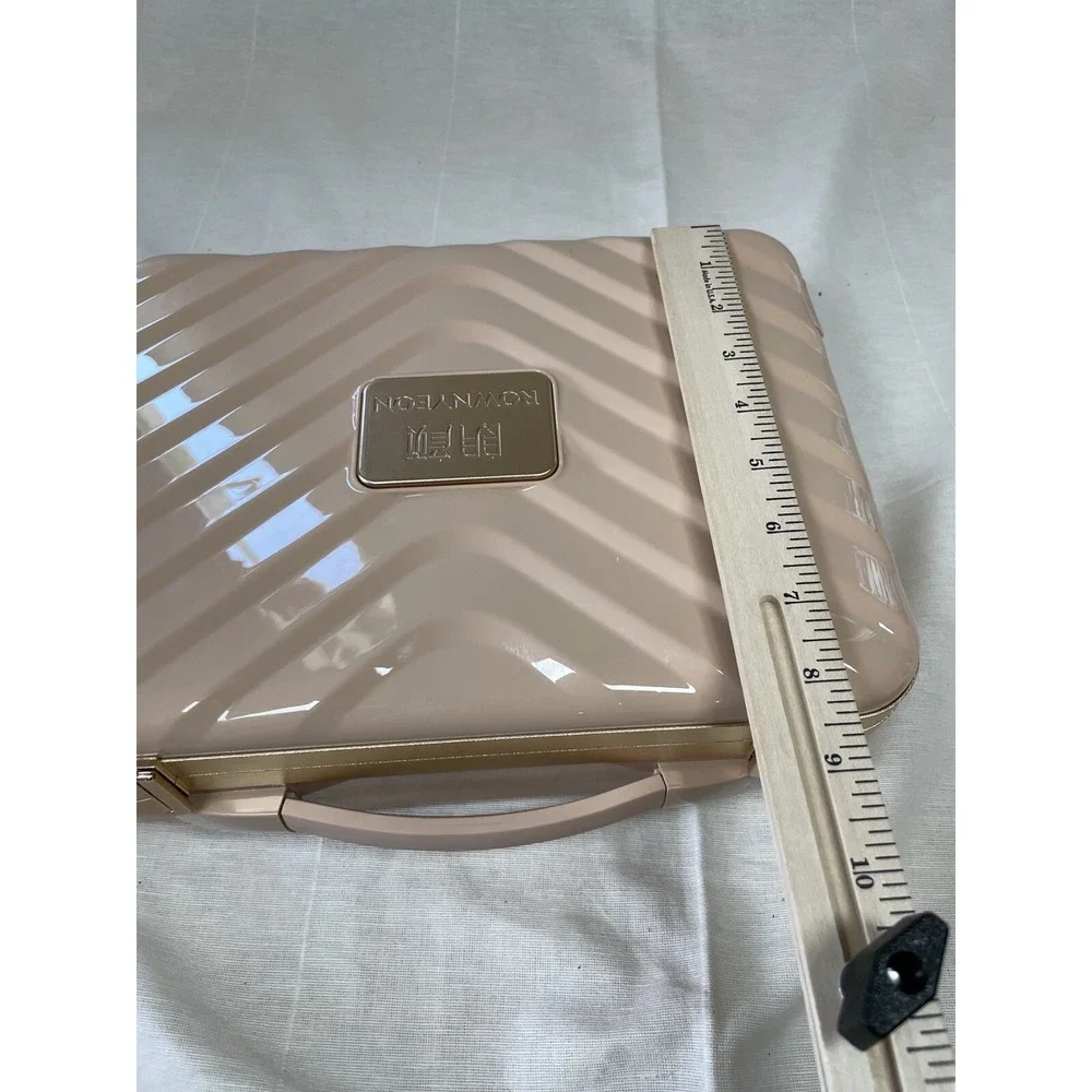 ROWNYEON Travel Makeup Case With Light Up Mirror - Portable Organizer and Train